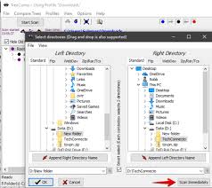 Sync Files Folders In Windows 10 Using Treecomp Freeware