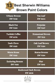 13 best sherwin williams brown paint