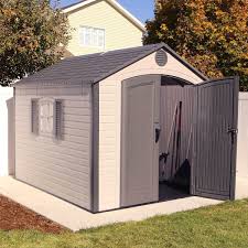 Storage boxes are often kept on the deck or patio, and some of them can double as extra seating. Lifetime Outdoor Storage Shed Costco