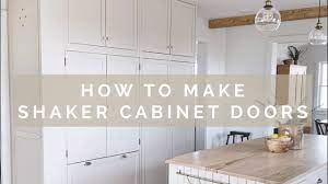 how to make shaker cabinet doors you