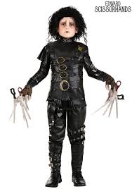 kid s authentic edward scissorhands costume kids boys black xl fun costumes