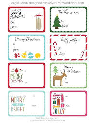 Gift Tag Label Template Free To Print Gift Tag Label Template Gift