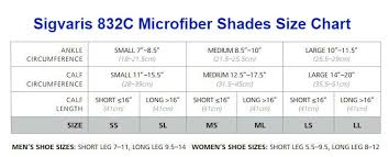 Sigvaris 832c Microfiber Shades 20 30 Mmhg Closed Toe Knee