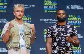 Jake paul is fighting mma fighter tyron woodley today, august 29. Jake Paul Vs Tyron Woodley Date Uk Start Time Tv Channel Undercard