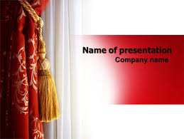 Curtain Presentation Template For Powerpoint And Keynote