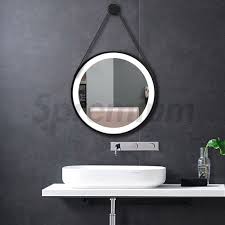 free sensor round led bathroom mirror