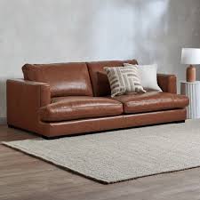 Webster Haven 3 Seater Genuine Leather Sofa