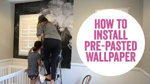 how to apply pre pasted wallpaper for