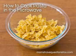 Pasta that's cooked in oily water will become oily itself and, as a result, the sauce slides off, doesn't get absorbed, and you have flavorless pasta. How To Cook Pasta In The Microwave Moms Have Questions Too