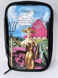 benefit plastic makeup bags cases for