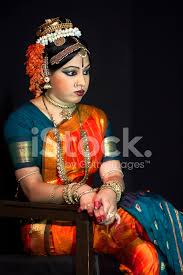 beautiful indian kuchipudi dancer
