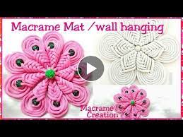 easy macrame table mat macrame wall