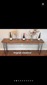 Reclaimed Wood Bar Table With Hairpin