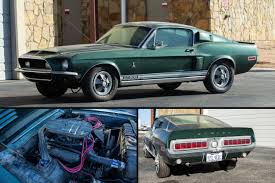 1968 shelby mustang gt500 has the full