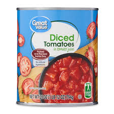 great value diced tomatoes in tomato