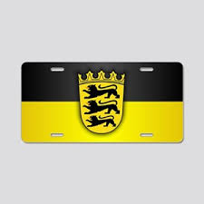 Get to know the federal state of hardworking gourmets. Germany Baden Flag Aluminum License Plates Cafepress