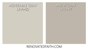 Sherwin Williams Agreeable Gray In 41