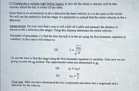 Solved Finding The X Velocity Right