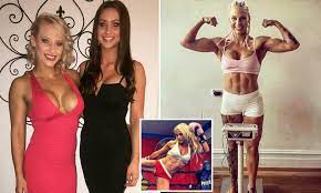 Boxer 'blonde bomber' ebanie bridges weighs in wearing pink underwear for australian bout. Glamorous Maths Teacher Dubbed The Blonde Bomber Has Sights Set On Boxing Title Daily Mail Online