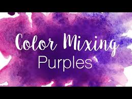 Color Mixing Series Purples How To Mix Purples In