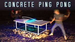 Ping pong table diy beer pong tables diy table outdoor table tennis table outdoor tables picnic table outdoor ideas backyard renovations concrete table. Diy Concrete Ping Pong Table Youtube