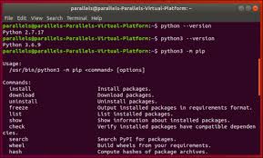 install python pip for python packages