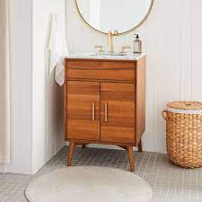 Mid Century Single Bathroom Vanity 24