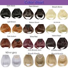 High Quality 8 Short Front Neat Bangs Clip In Bang Fringe Hair Extensions Straight Synthetic Natural Human Hair Extension Bangs Hairstyles For Fine
