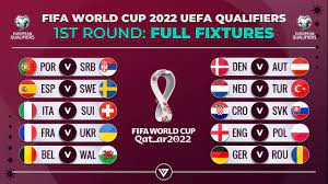 I know that a world cup should showcase teams from around the world, but only 13/48 slots for european teams seems ridiculous. Match Schedule Fifa World Cup 2022 Uefa Qualifiers 1st Round Youtube
