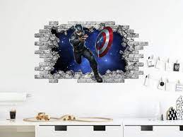 Captain America Wall Decal Superhero