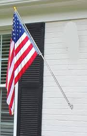 Adjustable Wall Mounted Flag Pole And