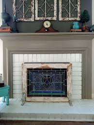 From Stain Glass To Fireplace Screen