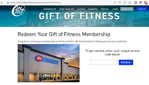 does 24 hour fitness accept gift cards