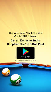 Pool cue pool high quality pool cue reasonable price maple shaft ak series linen thread grip shipment by manufacturer fury billiard stick. Buy Google Play Get Free Gifts In 8 Ball Pool Online Paytm