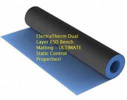heat resistant esd mat for bench tops