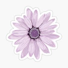 I love the cute daily headers and that flower is stunning. Purple Flower Stickers Redbubble