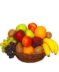mixed fruit basket gift basket in