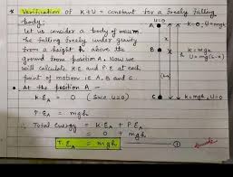 Prove That The Total Mechanical Energy