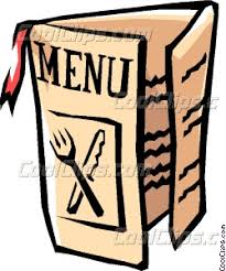 restaurant menu clipart - Clip Art Library