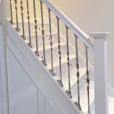 Our selection of metal balusters with wrought iron railings includes european styles like our gothic iron balusters. Double Bold Twist Stainless Steel Stair Spindles Diy Tools Stair Parts Cate Org