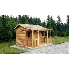 Cedarshed Ranchhouse 12 Ft X 12 Ft Red