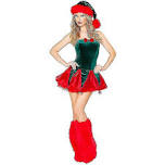 Christmas Costume For Women Christmas Tree Santa...