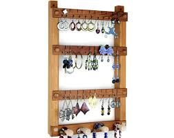 Wooden Jewelry Holder Hanging Earring