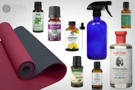 how to make your own yoga mat spray
