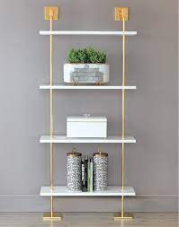 Gold Shelves Modern Wall Shelf