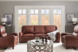 Leather Sofas Luxurious Living Room