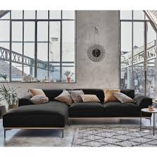 corner sofa in velvet 288x179cm atlanta