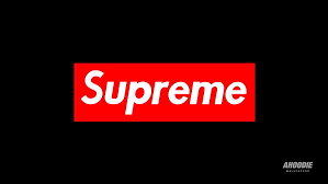 Hd Wallpaper Supreme Logo Brand Red