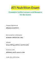 ati pn nutrition exam 2021 docx ati