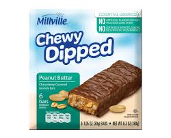 millville chewy dipped granola bars
